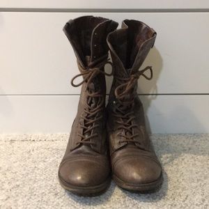 Steve Madden combat boots